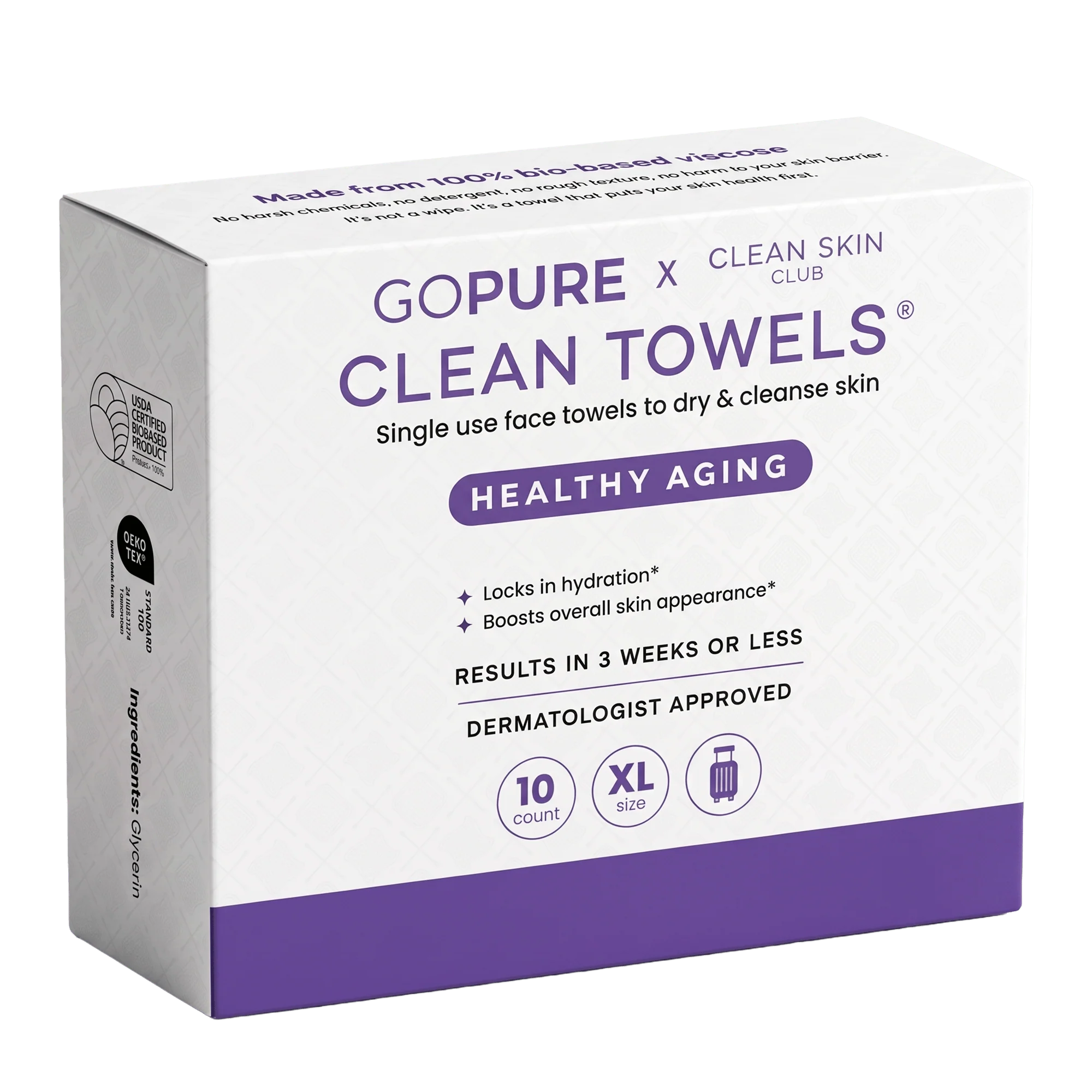 Clean Towels Healthy Aging 10ct