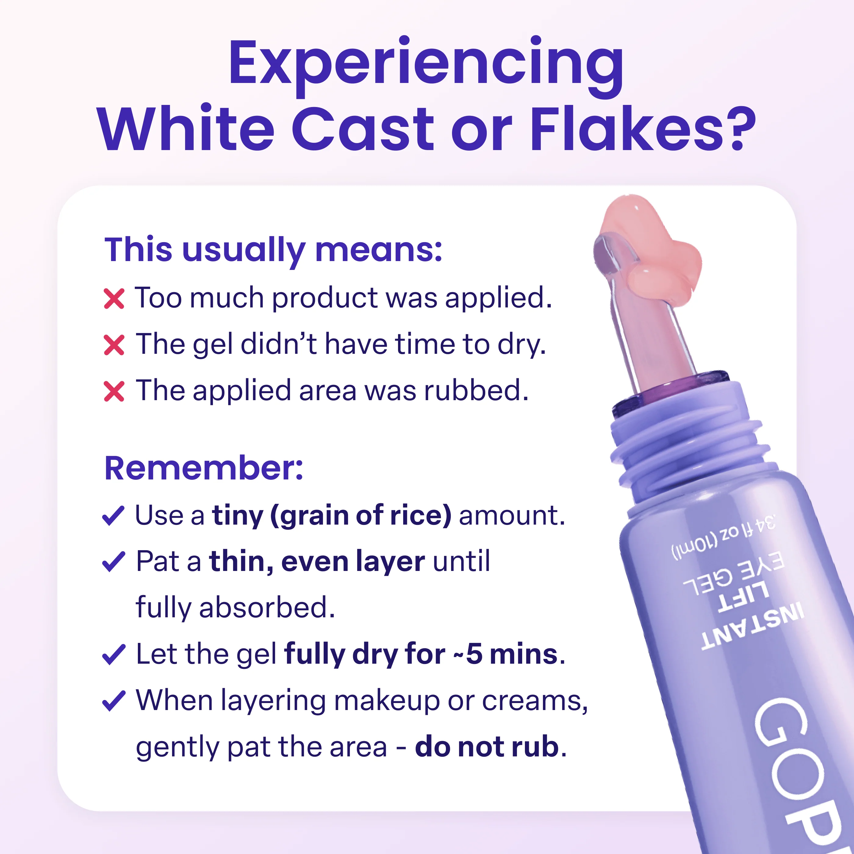 Try Before You Buy - Instant Lift Eye Gel - Image 8